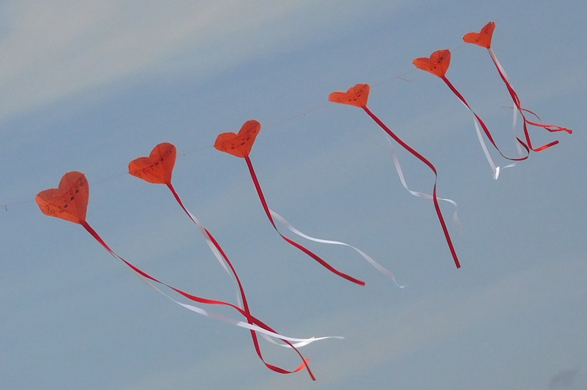 Herzchen-Kette [(BxH)  80 x 75 mm, ca. 2,00 m lang]